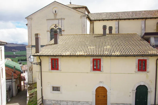 Rivisondoli View Characteristic Mountain Village Abruzzo Italy — Stockfoto