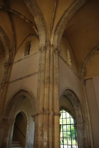 Manoppello Abruzos Abadía Santa Maria Arabona Parte Interna Iglesia —  Fotos de Stock