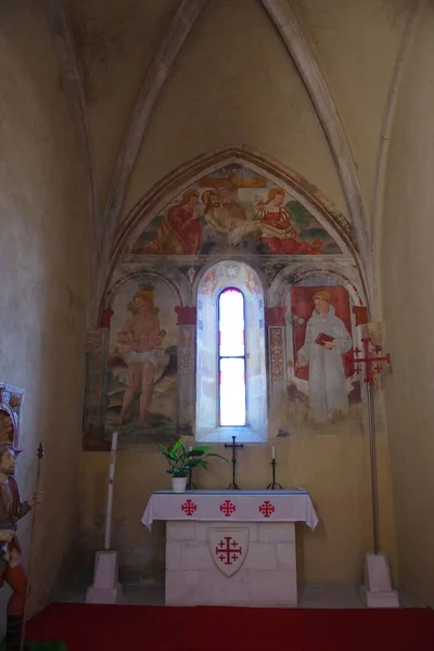 Manoppello Abruzzo Abbey Santa Maria Arabona Chapel Dedicated Equestrian Order —  Fotos de Stock