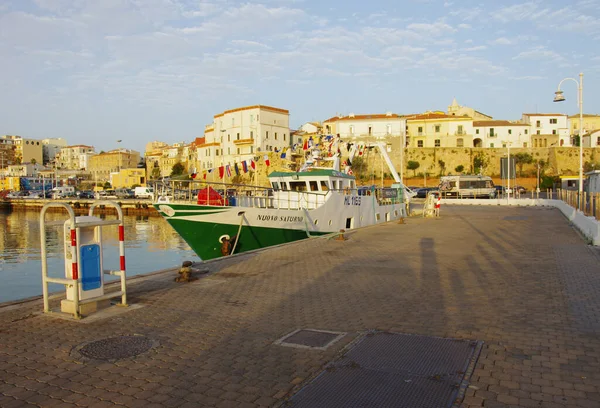Termoli Molise Fishing Boat Nuovo Saturno Decorated Host San Basso —  Fotos de Stock