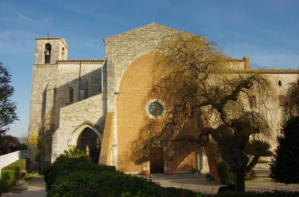 Santa Maria Arabona Opatství Konce Dvanáctého Století Patří Obci Manoppello — Stock fotografie