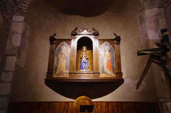 Святилище Санта Мария Каннето Рокавивара Молизе Главным Образом Является Мадонна — стоковое фото