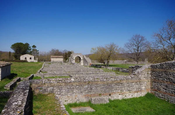 Sepino Molise Italië Archeologische Site Van Altilia Rechtenvrije Stockfoto's