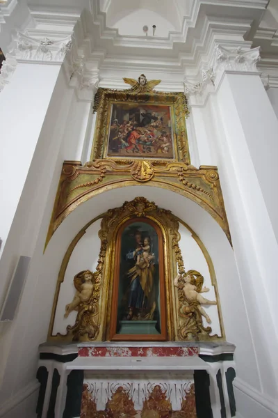 Larino Molise Monumentale Kerk Van San Francesco Het Interieur Met — Stockfoto