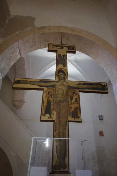 Tremiti Szigetek Puglia Santa Maria Mare Templom San Nicola Sziget — Stock Fotó