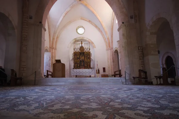 Insulele Tremiti Puglia Insula San Nicola Interiorul Bisericii Santa Maria — Fotografie, imagine de stoc