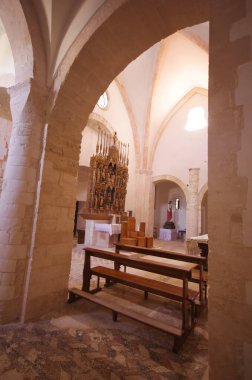 Tremiti Adaları - Puglia - San Nicola Adası - Santa Maria a Mare Kilisesi 'nin İçi