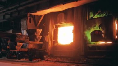 Eritme odalarına bakır yükleniyor.