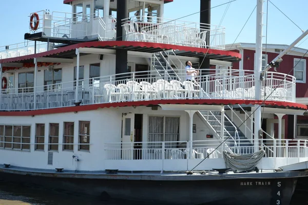 Mark Twain Riverboat Mississippi River — Stockfoto