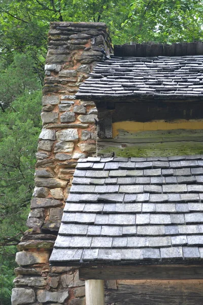 Starý Dřevěný Dům Parku — Stock fotografie