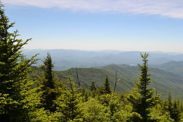 Scenic View Smoky Mountains — стоковое фото