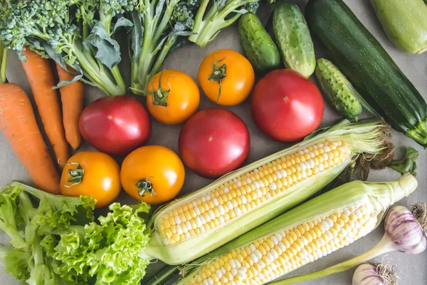 Healthy Food Background Healthy Vegan Vegetarian Food Fresh Raw Salad — Stock Photo, Image
