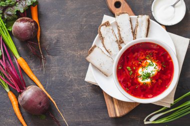 Ukrayna ulusal yemek borsch 'u, pancar çorbası, Unesco listesine eklendi. Ekşi kremalı pancar çorbası. Maydanozlu pancar çorbası..