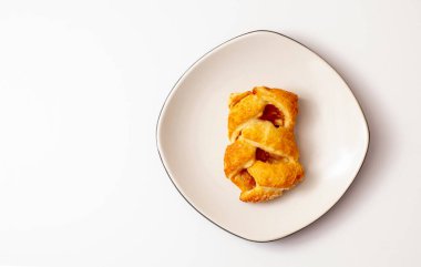 Elmalı bisküvi ve kopyalama alanı