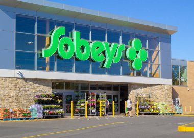 Truro, Kanada - 02 Mayıs 2022: Sobeys Inc. Kanada 'nın 1500' den fazla süpermarketi ile en büyük ikinci gıda perakendecisi..