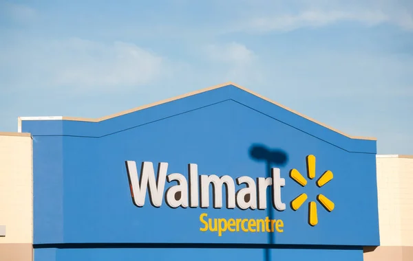 Truro Canada November 2015 Walmart Supercentre Storefront Walmart American Corporation — 图库照片