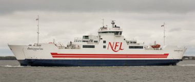 Caribou, Kanada - Mayıs 22, 2011: Mv Konfederasyonferibot. Northumberland Ferries Limited Charlottetowm, Prens Edward Adası'nda bulunan merkezi ile Kanadalı bir feribot şirketidir