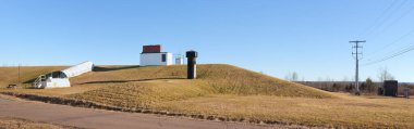 DEBERT, CANADA - DECEMBER 13, 2015: During the cold war, Debert's Regional Emergency Government Headquarters or 