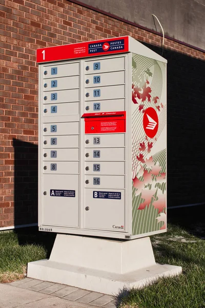 Truro Canada November 2018 Community Mailbox Next Sidewalk Canada Post — 图库照片
