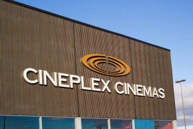 Truro, Kanada - 24 Kasım 2017: Cineplex Odeon Corporation, Kuzey Amerika'nın kanada ve ABD'deki tiyatroları da içeren en büyük sinema işletmecilerinden biridir..