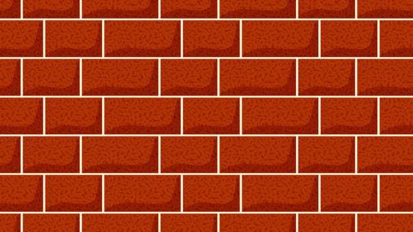 Red Brick Wall Seamless Pattern House Wall Background Texture Vector — Stock Vector