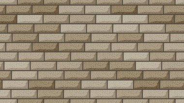 Kumlu tuğla duvar. Kusursuz desen. Evin arka plan dokusu. Vektör arkaplanı