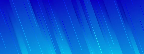 Dynamischer Hintergrund Mit Diagonalen Linien Blauer Verlauf Gerade Linien Mit — Stockvektor