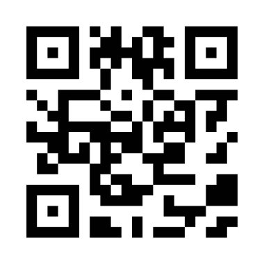 QR kodu. Beyaz arkaplanda izole edilmiş tarama için örnek vektör QR kodu