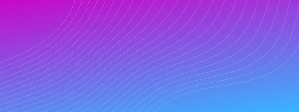 Dynamic Background Wave Lines Purple Gradient Backdrop White Wave Lines — Stockvektor