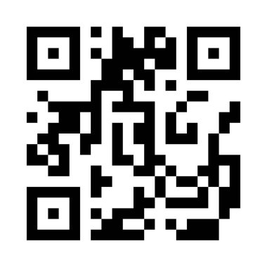 QR kodu. Beyaz arkaplanda izole edilmiş tarama için örnek vektör QR kodu