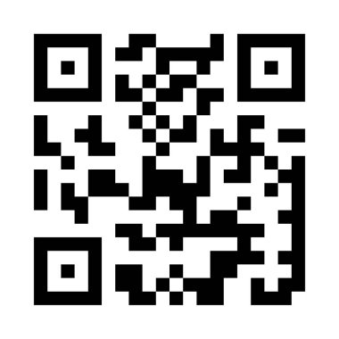 QR kodu. Beyaz arkaplanda izole edilmiş tarama için örnek vektör QR kodu