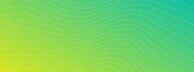 Yarım tonlu notalı arka plan. Beyaz noktalı yeşil zemin. Modern soyut vektör tasarım şablonu