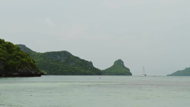 Thailand Islands Landscape Ang Thong National Marine Park Amazing Beautiful — Stok video