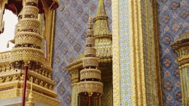 Bangkok Grand Palace Temple Complex, Temple of the Emerald Buddha (Wat Phra Kaew), Thailand Popular Tourist Attractions With Amazing Decoration and Intricate Detail, Southeast Asia