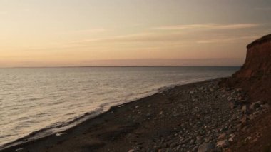 Wales Landscape of Llyn Peninsula Coast with Sunset Colors over Ocean - Static Lockdown