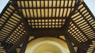 A tilting down shot of Battersea in the London Borough of Wandsworth