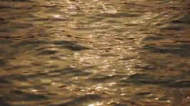 Beautiful, calm, cool waves of the sea - close up