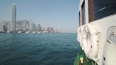 Star Ferry Boat Which Transports Passengers Across Victoria Harbour In Hong Kong, China