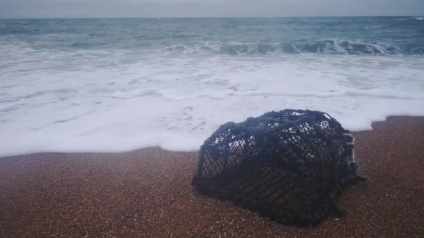 Black Cage Coastline Durdle Door Lulworth Cove Located Dorset England — Stockvideo