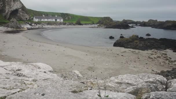 Landscape View Vacation House Rocky Coast County Antrim Northern Ireland — 비디오