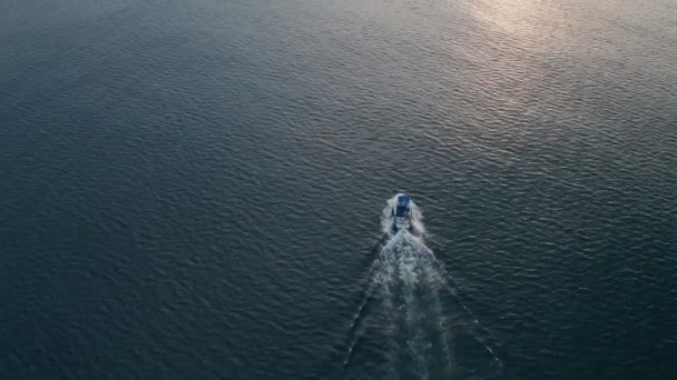 Deep Sea Fishing Boat Sunrise Indian Ocean Watamu Malindi Kenya — Stockvideo