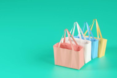 Akıllı telefondan online alışveriş. Beyaz ekran. 3 boyutlu illüstrasyon. Teslimat. 3D nesne tasarımı. İnternetteki süpermarket. Madeni para işi unsuru. Gerçekçi canlandırma. soyut arkaplan.\\