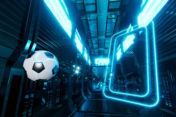 Fotbal Bile Obiect Sport Ball Design Concept Element Fotbal Ilustrație — Fotografie, imagine de stoc