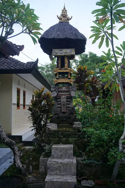 Sanggah Een Heilige Plek Voor Hindoeïstische Families Bali Altijd Complimenten — Stockfoto