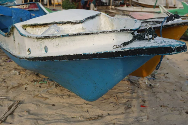 Halászhajó Kedonganan Bali Partjainál Halászatból Való Visszatéréskor — Stock Fotó