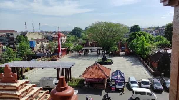 Bali Indonesien Maj 2022 Denpasar City Atmosphere Badung Market Building — Stockvideo