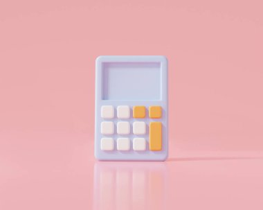 Hesaplayıcı simgesi finansal yönetim hakkında izole edilmiş bir kavram. Matematik aygıtı hesaplama, hesaplama için hesap makinesi, tasarruf finansmanı, matematik aygıtı. Matematik, muhasebe, bütçe. 3d resimleme