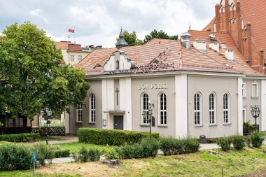 Bydgoszcz, Poland - July 9, 2022: The Polish House (Dom Polski) in Bydgoszcz