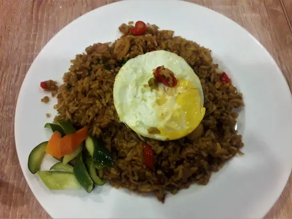 Indonesian Food Ready Eat Fried Rice — Φωτογραφία Αρχείου