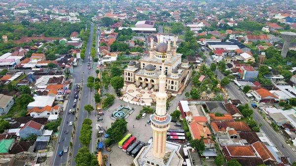 Yogyakarta Indonesia May 2022 Beautiful Aerial View Great Mosque Yogyakarta — 스톡 사진